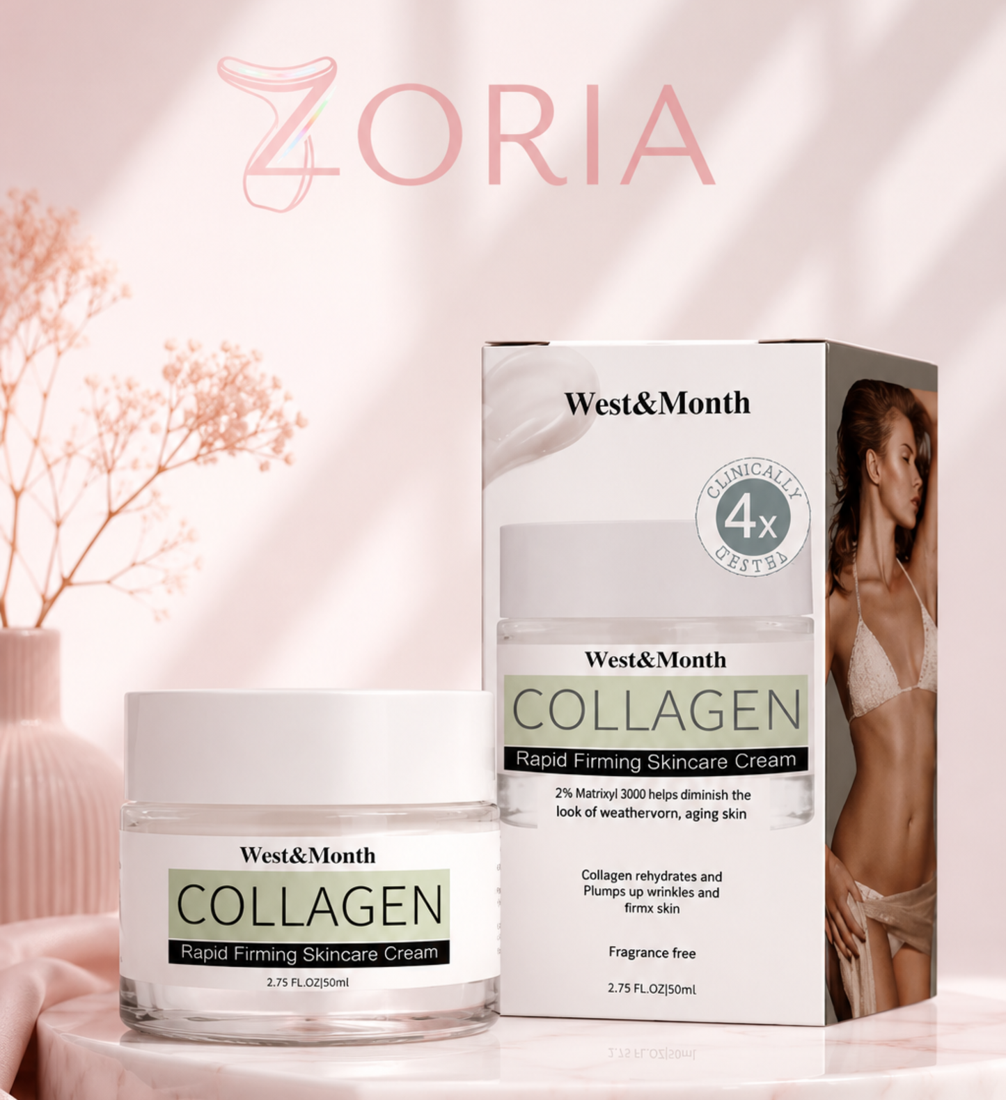 Crema de colágeno anticelulítica Zoria™