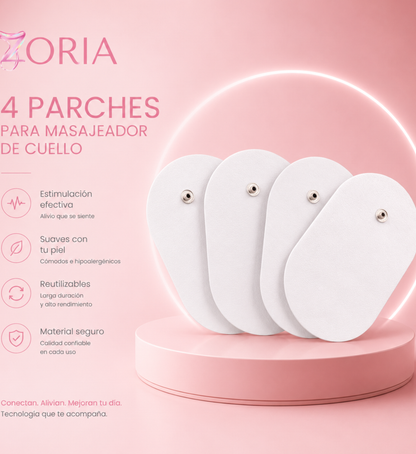 Pack de parches masajeador de cuello Zoria™ (4 uds.)
