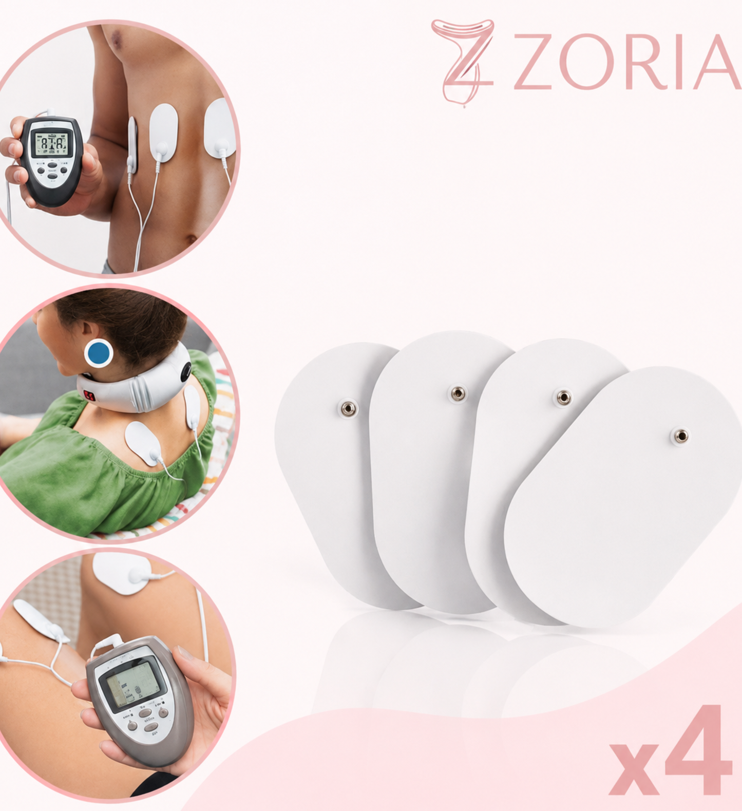 Pack de parches masajeador de cuello Zoria™ (4 uds.)