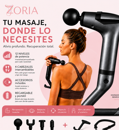 Pistola Masajeadora Multifunción Zoria™