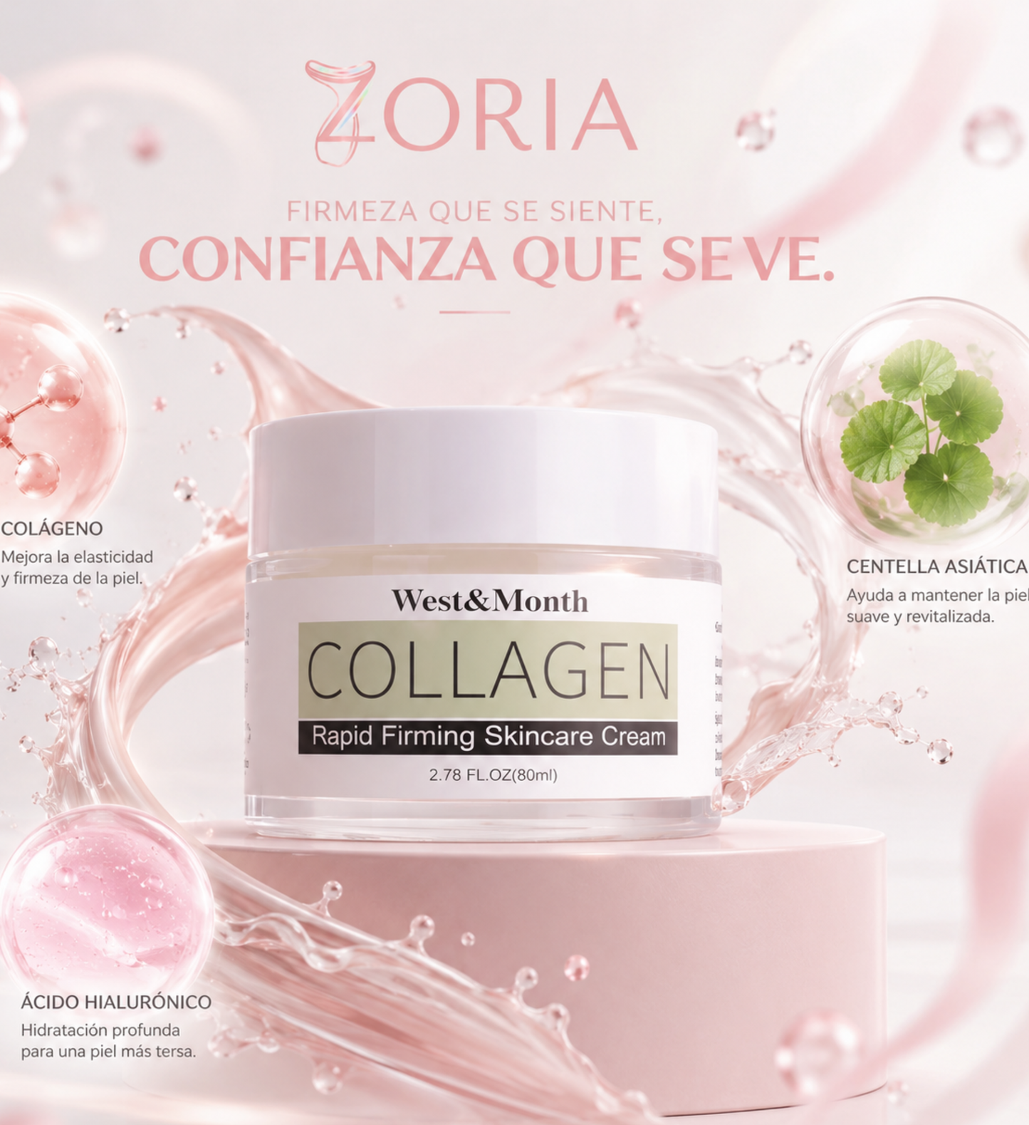 Crema de colágeno anticelulítica Zoria™