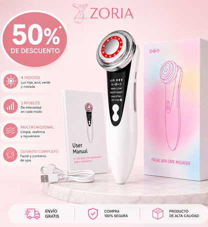 Masajeador facial Ledterapia Zoria™