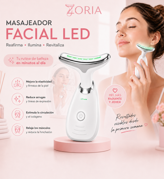 Masajeador Facial LED Reafirmante Zoria™