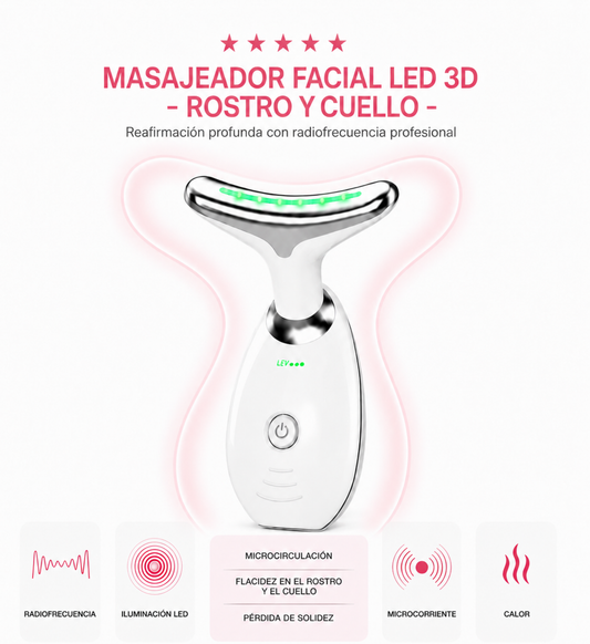 Masajeador Facial LED Reafirmante Zoria™